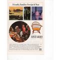 Ontario Tourism Vintage Print Ad May 1965