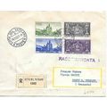 Italy REGISTERED combo Vaticane City to Porto S...