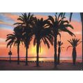 Spain Postcard 1978 - Sunset - Puesta Del Sol