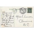 Chemainus, BC large cancel 1908