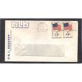 Cover 1153 4c Flag Pair CV02714