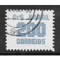BRAZIL 1985 200CR BLUE NUMERAL SG 2150 FINE USED