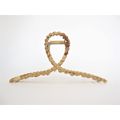 Large faux bamboo wood effect roped metal hair ...