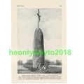 Dol, Cross on Menhir du Champs, Brittany, Franc...