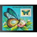 Togo 1990 Mi. Bl. 356 Papillons Butterflies ins...