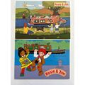 ROSIE & JIM POSTCARDS X 2