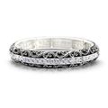 Western Style Stretchable Bracelet w/ Rhineston...