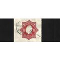 AUSTRALIA STAMP - THREE HALFPENCE. #AUS/02.