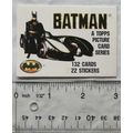 1989 Topps Batman card No.1 - Introduction