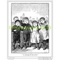 Waving Of Tiny Arms - Cute, 1886, MODERN REPROD...