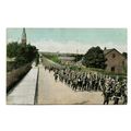 Postcard UK Hampshire British Army Aldershot so...