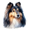 70 Shetland Sheepdog Poster Canvas Movie Film P...