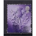 Scotland GB 1999 -02 QE2 Euro Post Lilac Silver...