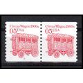 2452 5c Circus Wagon Fine MNH LGG CNP Left 2 PA...