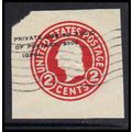 Used U429h 2c George Washington Very Fine Cut S...