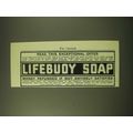 1902 Lifebuoy Soap Ad - Read this exceptional o...