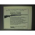 1964 Schultz & Larsen Rifle Ad - Highest Quality