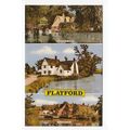 Multiview of Flatford Postcard Suffolk ML74