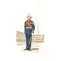 BUGLE MAJOR, ROYAL MARINES, 1967 uniform postca...