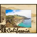 Big Sur California Laser Engraved Wood Picture ...