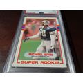1989 Topps Football Card # 383 Michael Irvin PS...