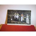 A HIGHLAND WASHING, SCOTLAND used antique postc...