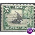 KUT 1935 SG111 5c Black & Green Mounted Mint