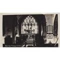 Interior Buxted Parish Church Derbyshire Postca...