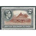 Solomon Islands 1939 SG63 2d Orange-Brown & Bla...