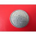 1943 FRANCE TWO FRANCS FREE POST. O