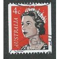 AUS 1966 4c 'QUEEN ELIZABETH II (COILS)' FINE U...