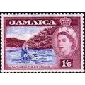 Jamaica 1956 1s 6d Ultramarine Purple Rio Grand...