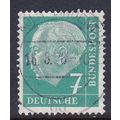 GERMANY 1954 HEUSS 7pf VALUE USED