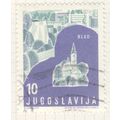 Yugoslavia 1959 - 10d blue - Bled - used