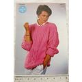 Vintage: Sirdar 8271 sweater, chunky
