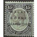 Straits Settlements 1922 SG246 45c Black & Blue...