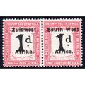 SWA Sg D30 BILINGUAL PAIR Postage Due MINT (G85)