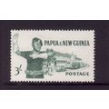 PAPUA NEW GUINEA 1961 3s GREEN TRAFFIC POLICEMA...