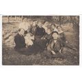 Group of Ladies and Children Old Postcard NB12