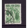 PAPUA NEW GUINEA 1958 5d GREEN CACAO PLANT SG 1...