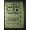 1900 B.T. Babbitt's Best Soap Ad - No premiums