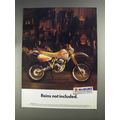 1991 Suzuki DR350 Motorcycle Ad - Reins Not Inc...
