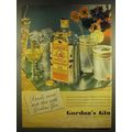 1937 Gordon's Gin Ad - Drinks never taste thin ...