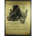 1937 Hires Root Beer Ad - It hits the spot, and...