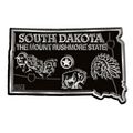 South Dakota The Mount Rushmore State Map Fridg...