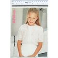 1986 Patons 8673 girl's bolero, Promise spotlig...