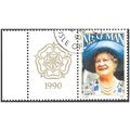 ISLE OF MAN 1990 QUEEN MOTHER FINE USED NB1-4