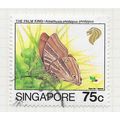 SINGAPORE 1993 BUTTERFLIES THE PALM KING NATURE...