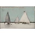 Iceboating on the Bay, Toronto, Ontario, 1913 -...