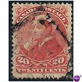 Canada 1893 SG115 20c Vermillion Good/Fine Used